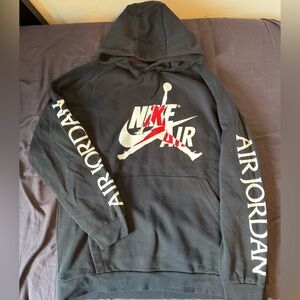 Nike Air Jordan Black Logo Hoodie